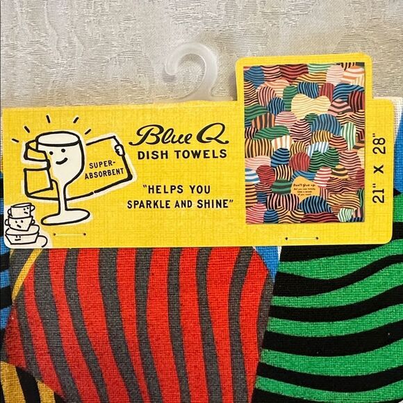 Blue Q Cotton Dish Towel Don’t Give Up - Picture 4 of 8